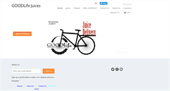 Desktop Screenshot of goodlifejuices.com